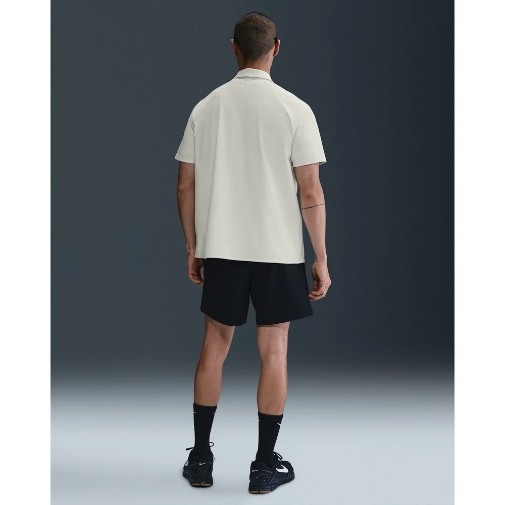 Nike 24.7 Perfect Stretch‎ Men's S Dri-FIT Top Short Sleeve HQ6958-133 Bone NEW